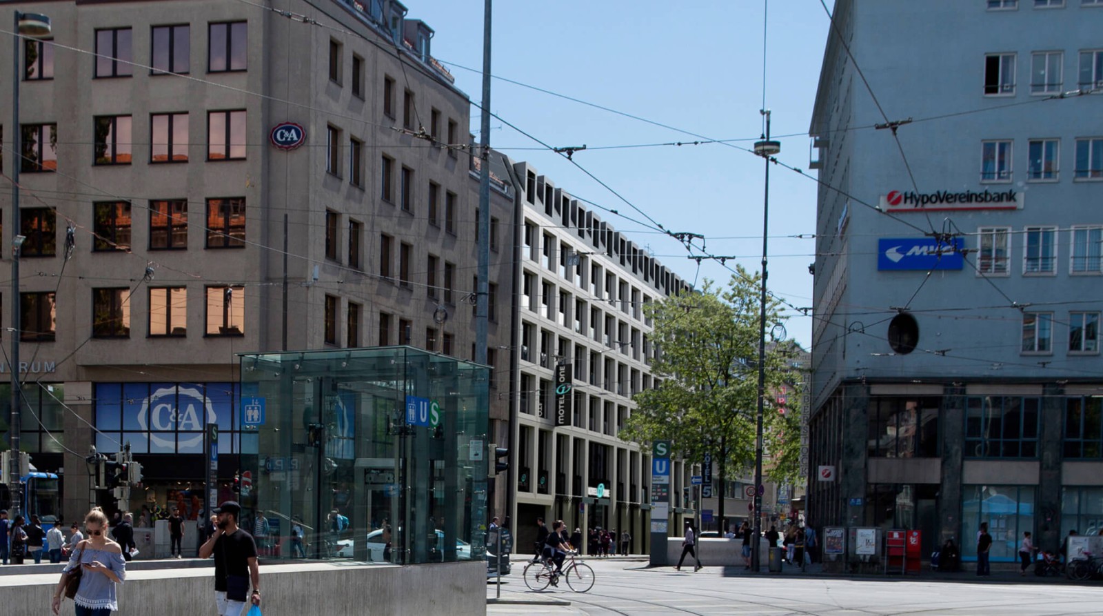 Motel One Schillerstraße, OSA Ochs Schmidhuber Architekten