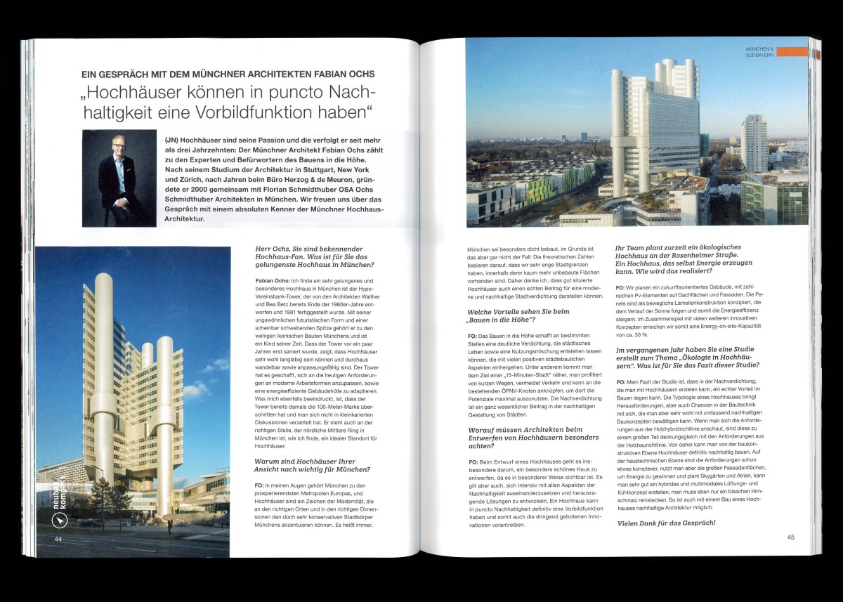 OSA interviewed by Neubau Kompass 