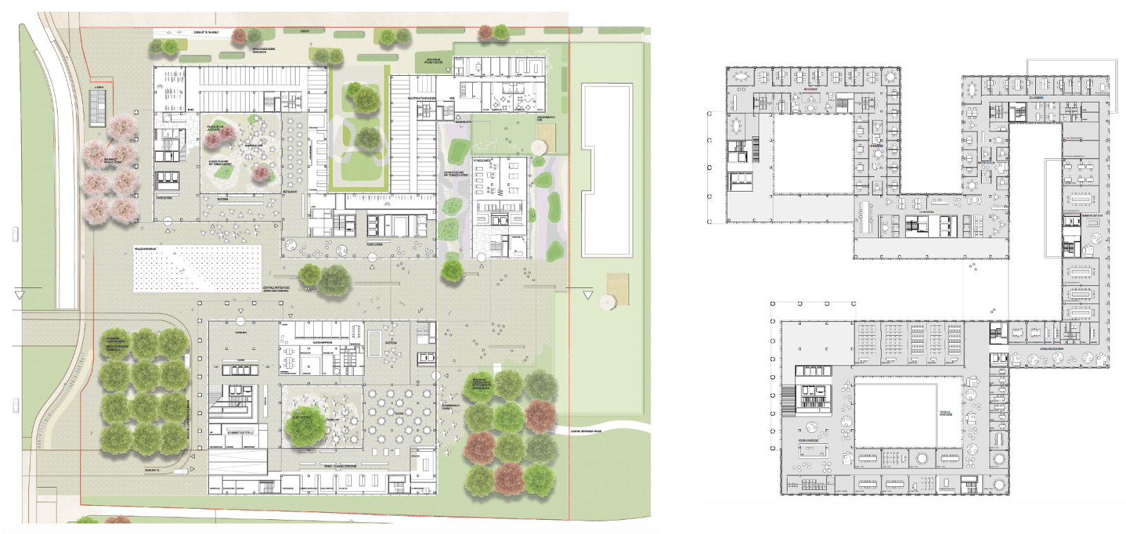 Richard Strauss Straße, Grundrisse OSA Ochs Schmidhuber Architekten
