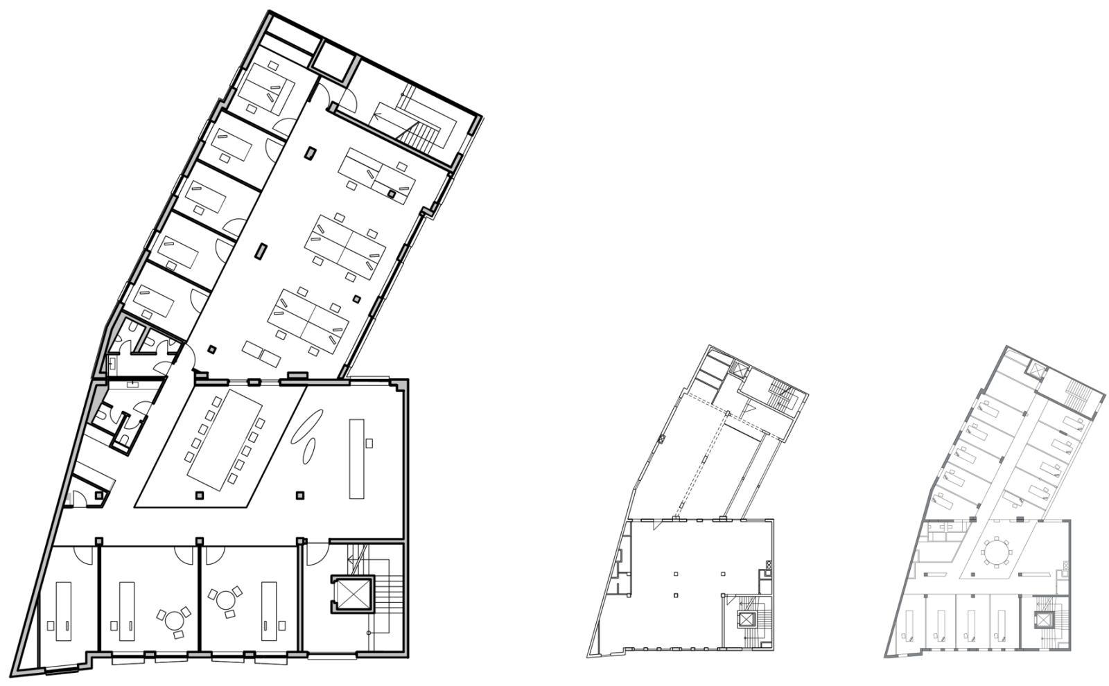 Rindermarkt Fünf, Grundrisse OSA Ochs Schmidhuber Architekten