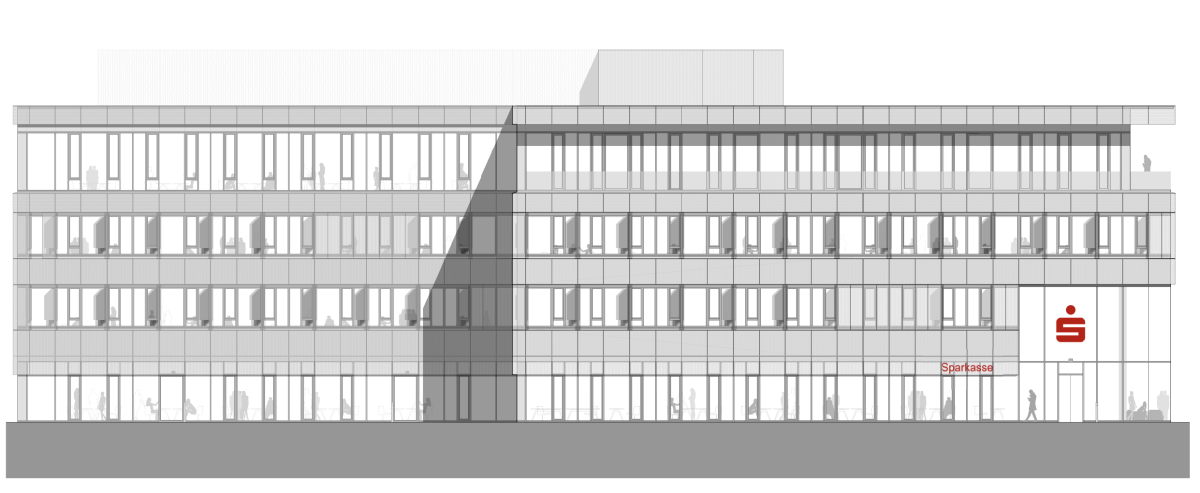 Sparkasse Erding, OSA Ochs Schmidhuber Architekten